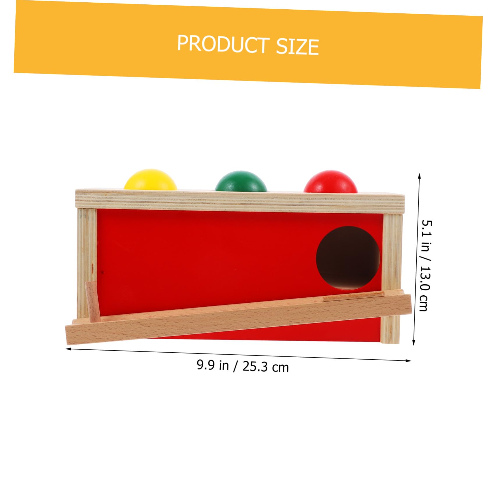 Juguete De Madera para Caída De Bola y Coordinación Visual para Bebés 6-18 Meses Niño y Niña, Juego Educativo Sensorial para Desarrollo Temprano En Casa, 1 Unidad