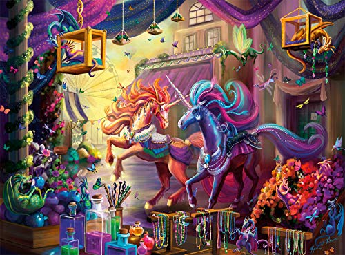Buffalo Games - Twillight Marketplace - Glitter Edition - 1000 Piece Jigsaw Puzzle