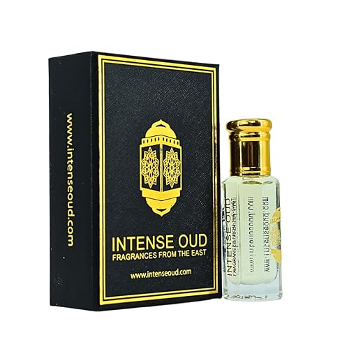 INTENSE OUD Black Extasy - Aceite suelto de 0.40 onzas líquidas (0.40 onzas) de aceite de perfume árabe para hombres y mujeres en caja de regalo