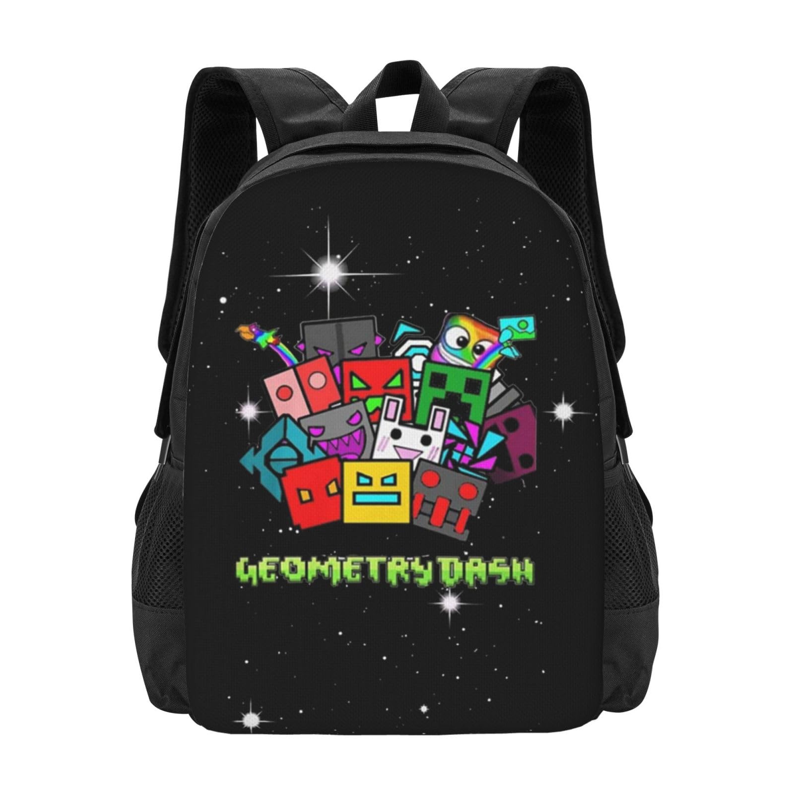 ABDIQJBS Geometry Gaming Dash Backpacks for Men Women Book Bag Travel Hiking Camping Work Lightweight Casual Daypack Bookbag 16.5 Inch