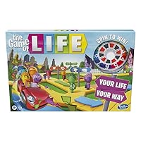 Hasbro Gaming The Game of Life Game, Family Board Game for 2 to 4 Players
