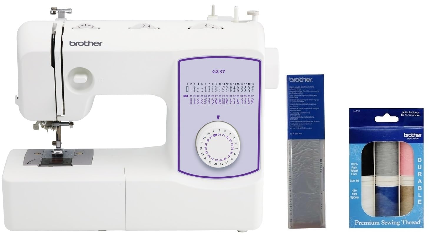 Amazon.com: Brother GX37 37-Stitch Sewing Machine, and SASEW6 6