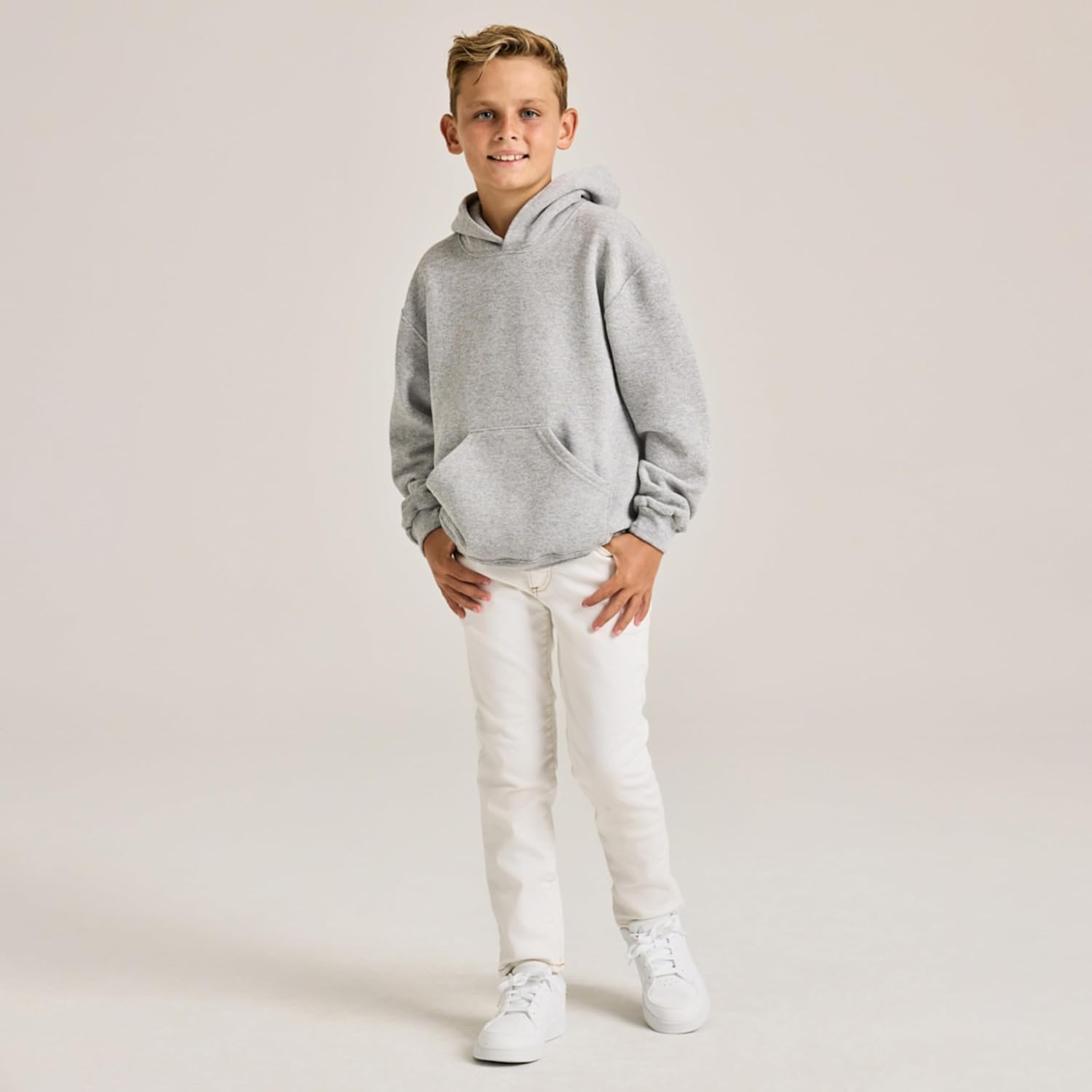 Soffe boys Classic Midweight Fleece Hoodie Sweatshirt - Image 6