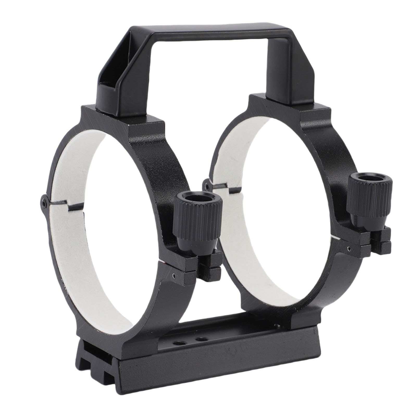 Anillo de Tubo de Telescopio Abrazadera de Aluminio Versátil para Tubos de Telescopio de 80-90 Mm Protege el Tubo Ideal para Observación Al Aire Libre