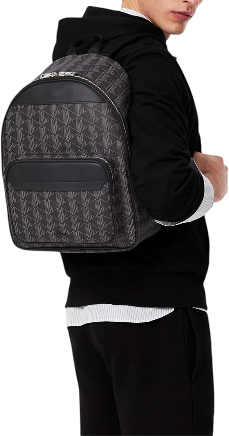 Lacoste Men's The Blend Concept Backpack, Black, One Size - Image 7