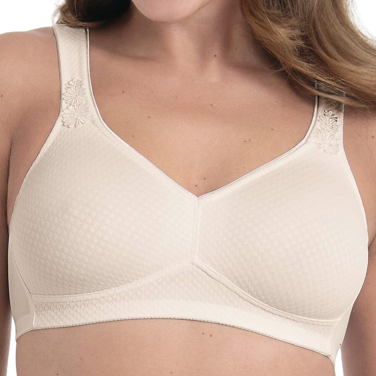 Anita Leni - Damen Komfort-BH - ohne Bügel – Nahtloser Soft-BH mit doppellagigen Cups, Komfortträgern und starker Stützwirkung für große Cups und Größen