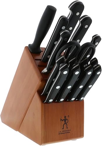 Miniatura 15 de HENCKELS Classic Precision - Juego de cuchillos de cocina de 16 piezas con bloque, cuchillo de chef, juego de cuchillos para carne Acero