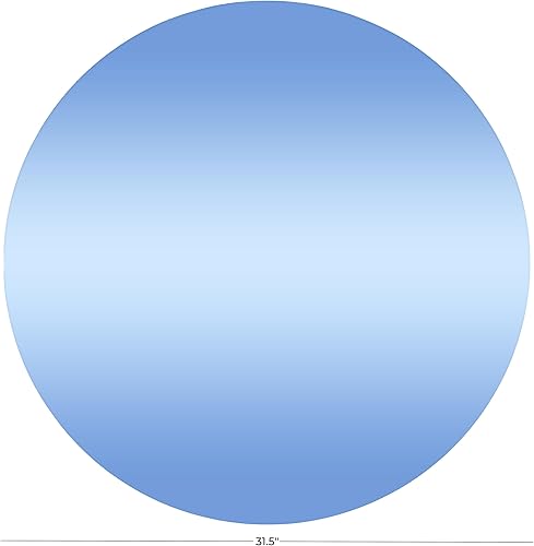 Miniatura 116 de Deco 79 Espejo de pared simplista de madera con marco minimalista fino, 24 x 1 x 24 pulgadas, blanco