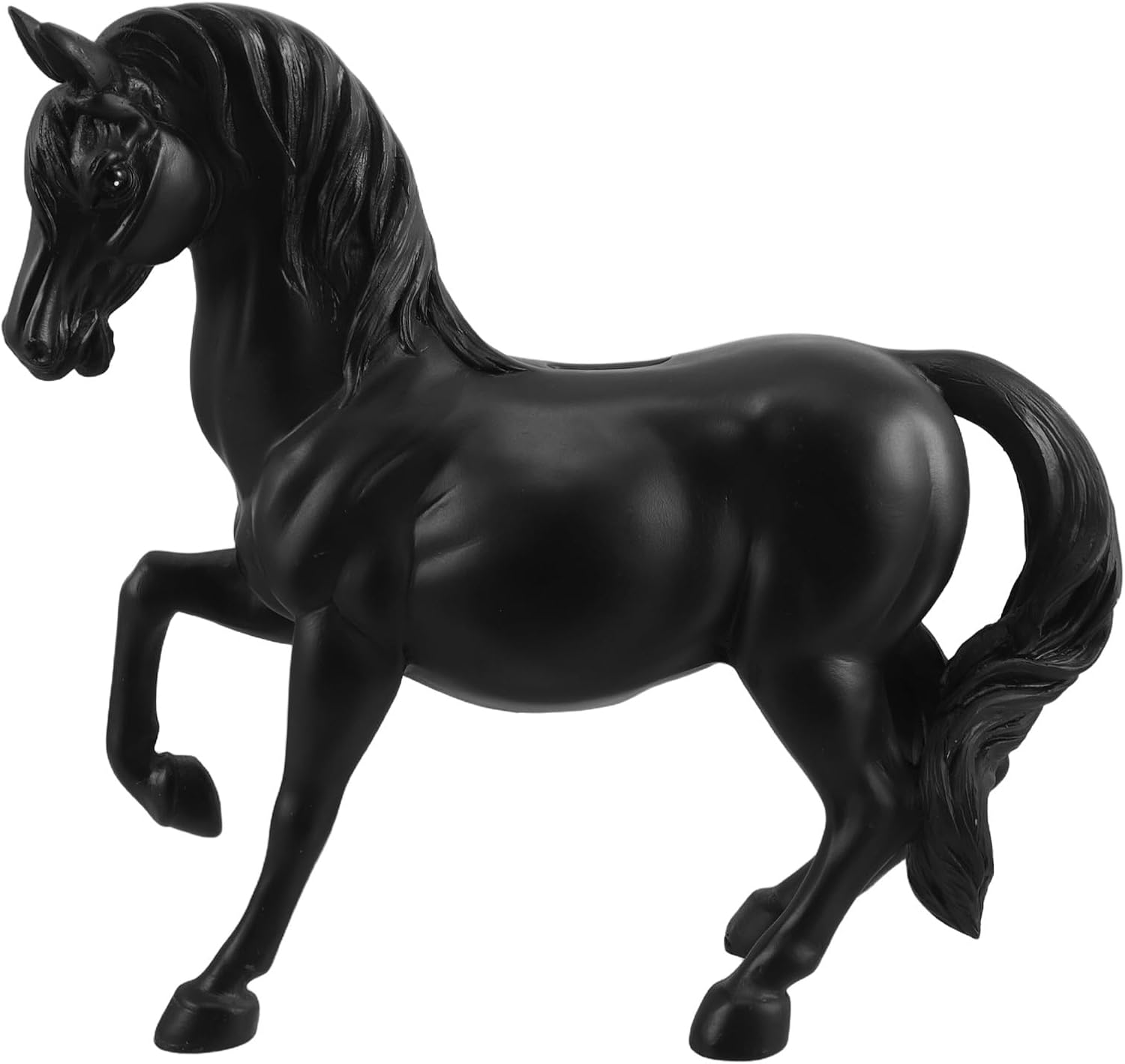 Resin Money Bank: Horse Coin Storage Jar Piggy Bank Savings Keeper for 2026 Chinese New Year Party Supplies and Home Decor