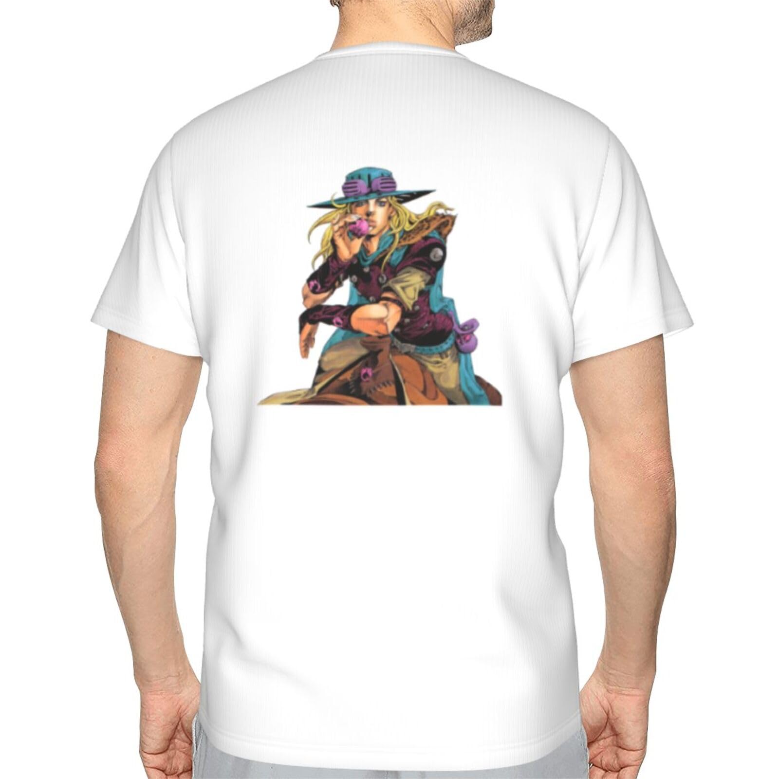 Amazon.co.jp: メンズ Tシャツ ジョジョの奇妙な冒険 ジャイロ