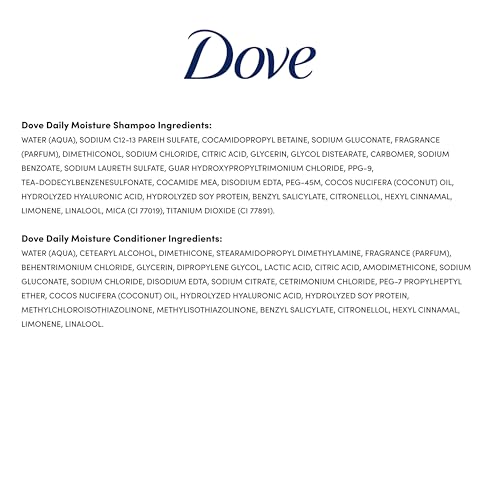 Dove Damage Therapy Shampoo Daily Moisture 28 Fl oz & Dove Conditioner Daily Moisture 28 Fl oz - Thumbnail 4