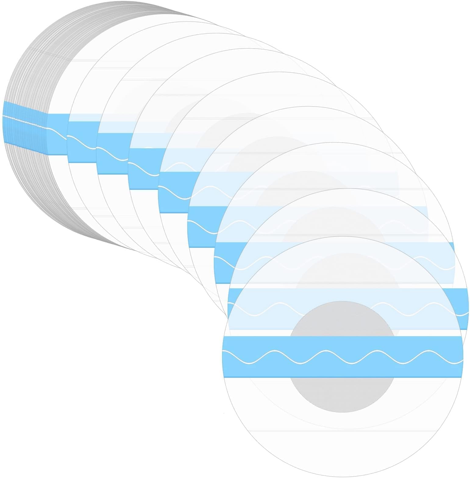 Freestyle Libre Sensor Covers, 50 Pack Waterproof Libre Adhesive Patches Transparent CGM Patches Without Glue