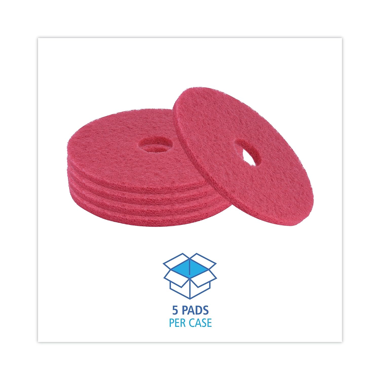 Boardwalk 4016Red Standard 40,6 cm Durchmesser Polierpads Rot