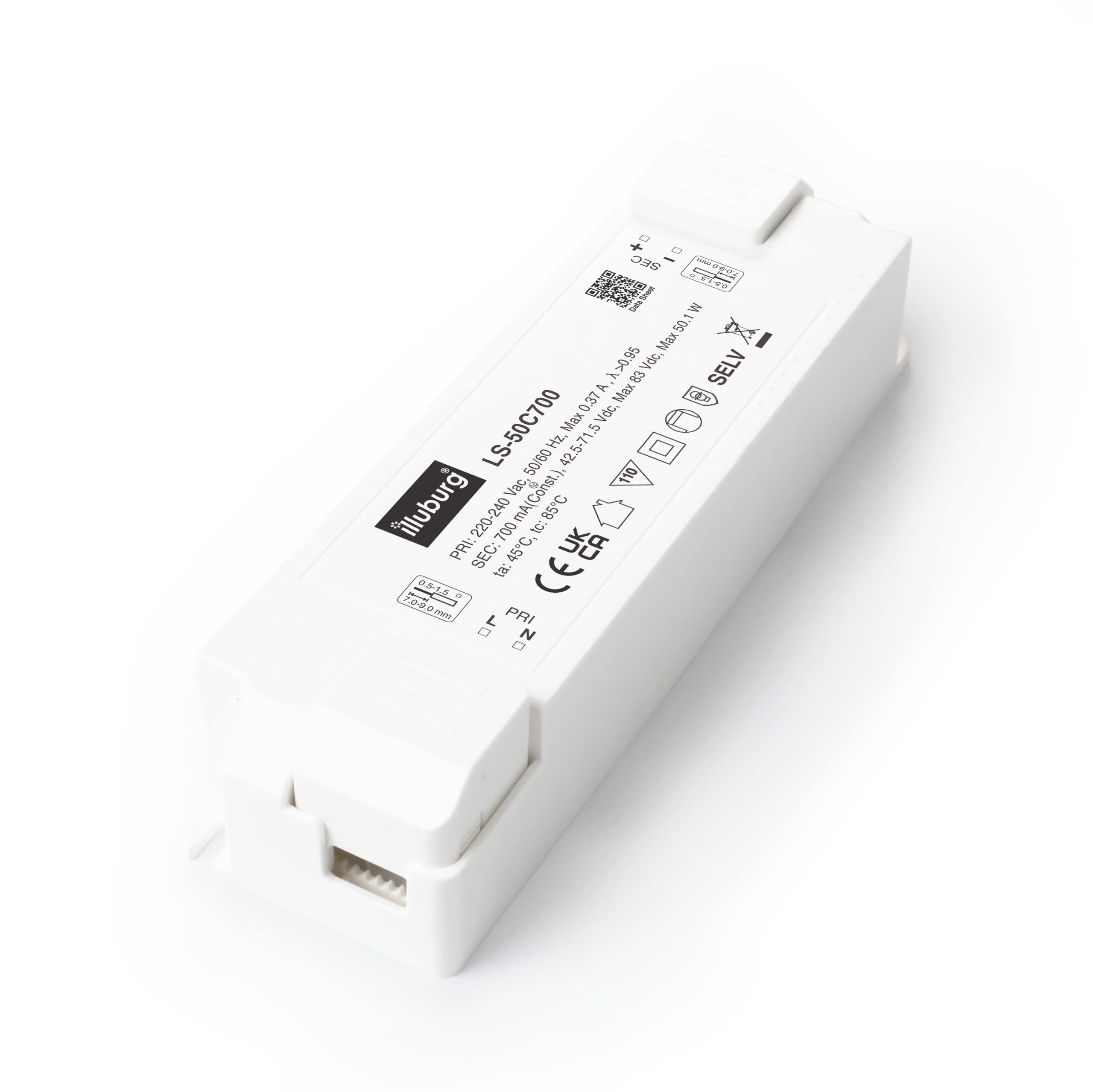  Flackerfreier LED Trafo 30W-50W Constant Current 700mA fürprofessionelle Anwendungen
| 700mA Konstantstrom LED Netzteil