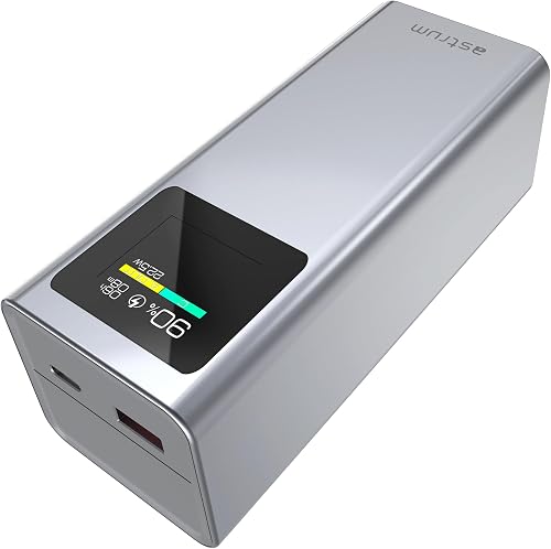 Astrum 100W PD Power Bank 20000mAh, USB-C & USB-A QC, LED Display β PB100P