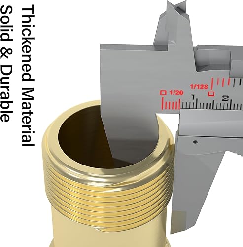 Miniatura 3 de Patas para muebles, 4 patas redondas de nivelación de aluminio ajustables para sofá (3 pulgadas, dorado)