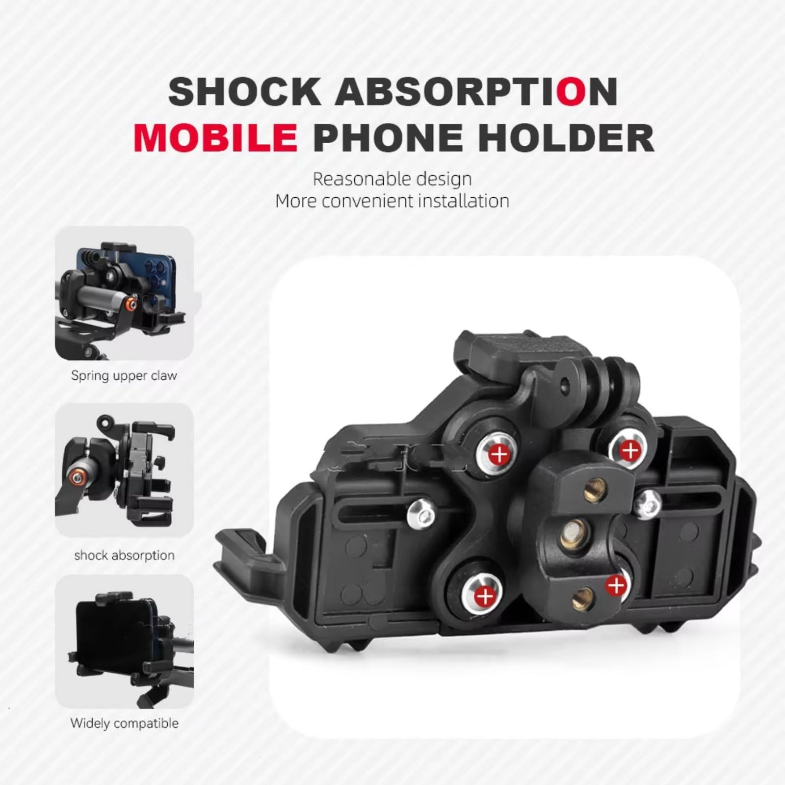 Supporto Telefono Moto Con Barra Di Espansione Per ZONTES 125D/125M/150D/150M/350D/350M – Per Navigazione GPS