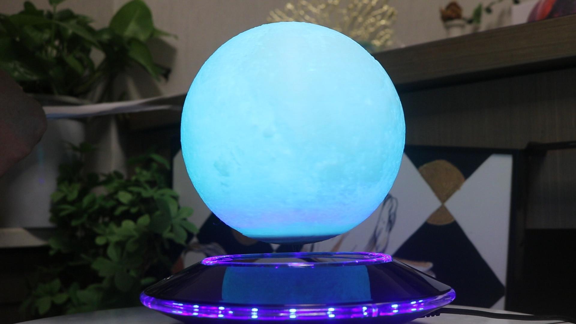 MOON LIGHT/ムーンライト Magnetic levitation UVEHAS Levitating Moon Lamp - Magnetic Floating and Spinning