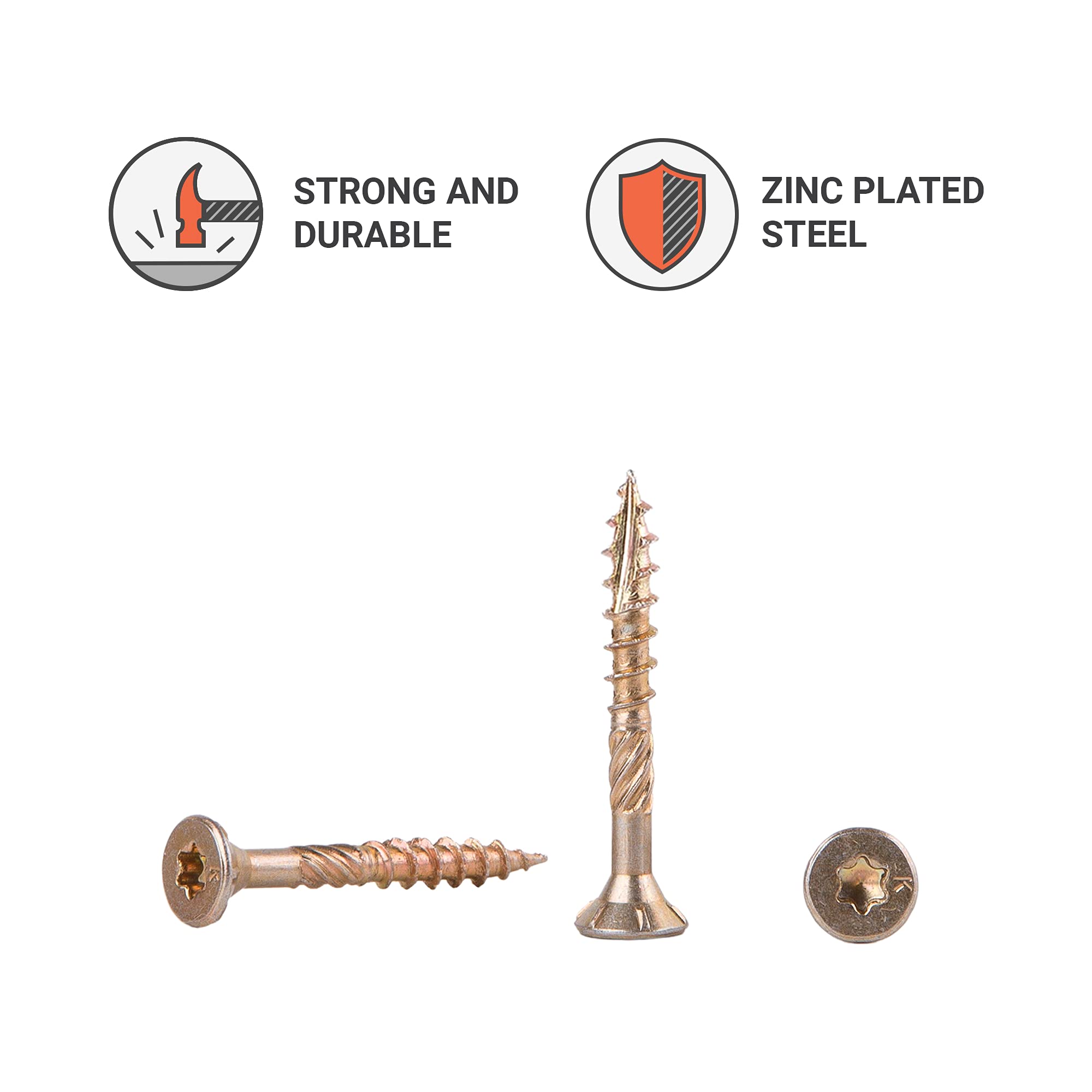 Viti Per Legno In Acciaio Zincato - Confezione Da 100 Pezzi | 3,0 X 12 Mm | Testa Pozi-Drive | Per Fai Da Te E Lavori Di Falegnameria - Foto 5