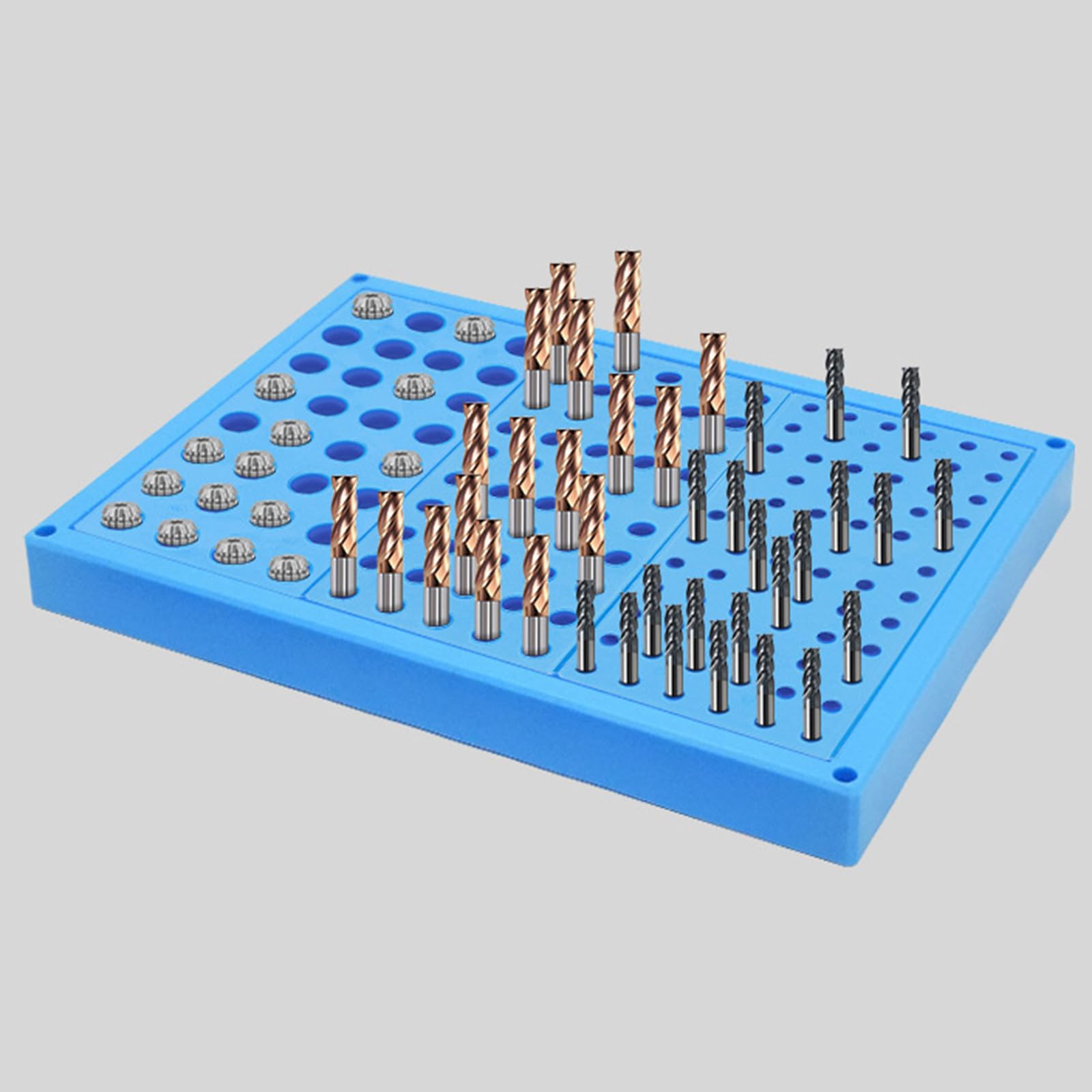 Organizzatori di utensili in ABS di grado industriale con fori da 4 mm 42 mm per stoccaggio e scatola di immagazzinaggio dello strumento di efficienza dell'officina