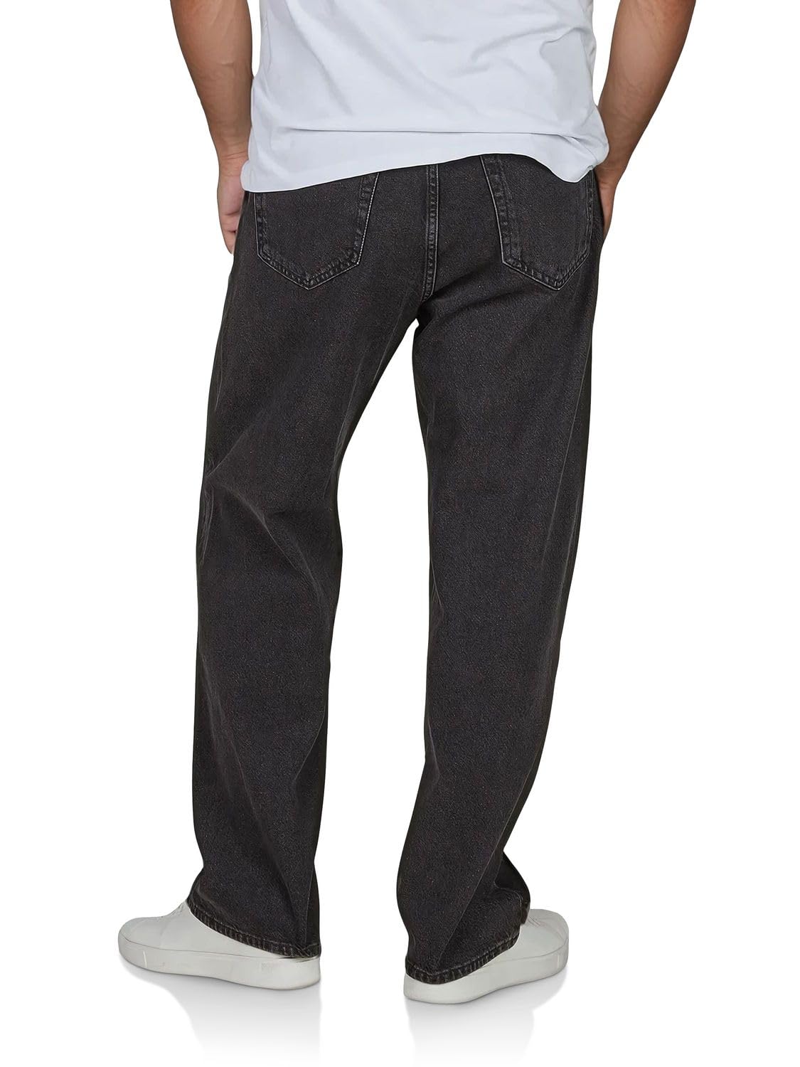 JACK & JONES Jeans Herren Baggy Fit Baumwolle JJIALEX JJCOOPER Weite Jeanshose Hose Denim Blau Schwarz Grau 30 31 32 33 34 36 38