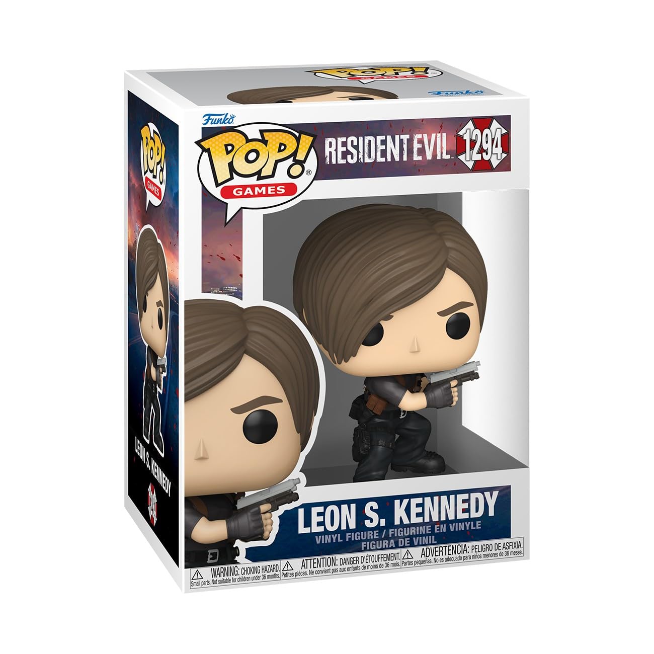 Funko POP! Games: Resident Evil - Leon Kennedy - Collectable Vinyl Figure - Gift Idea - Official Merchandise - Toys For Kids & Adults - Model Figure for Collectors and Display