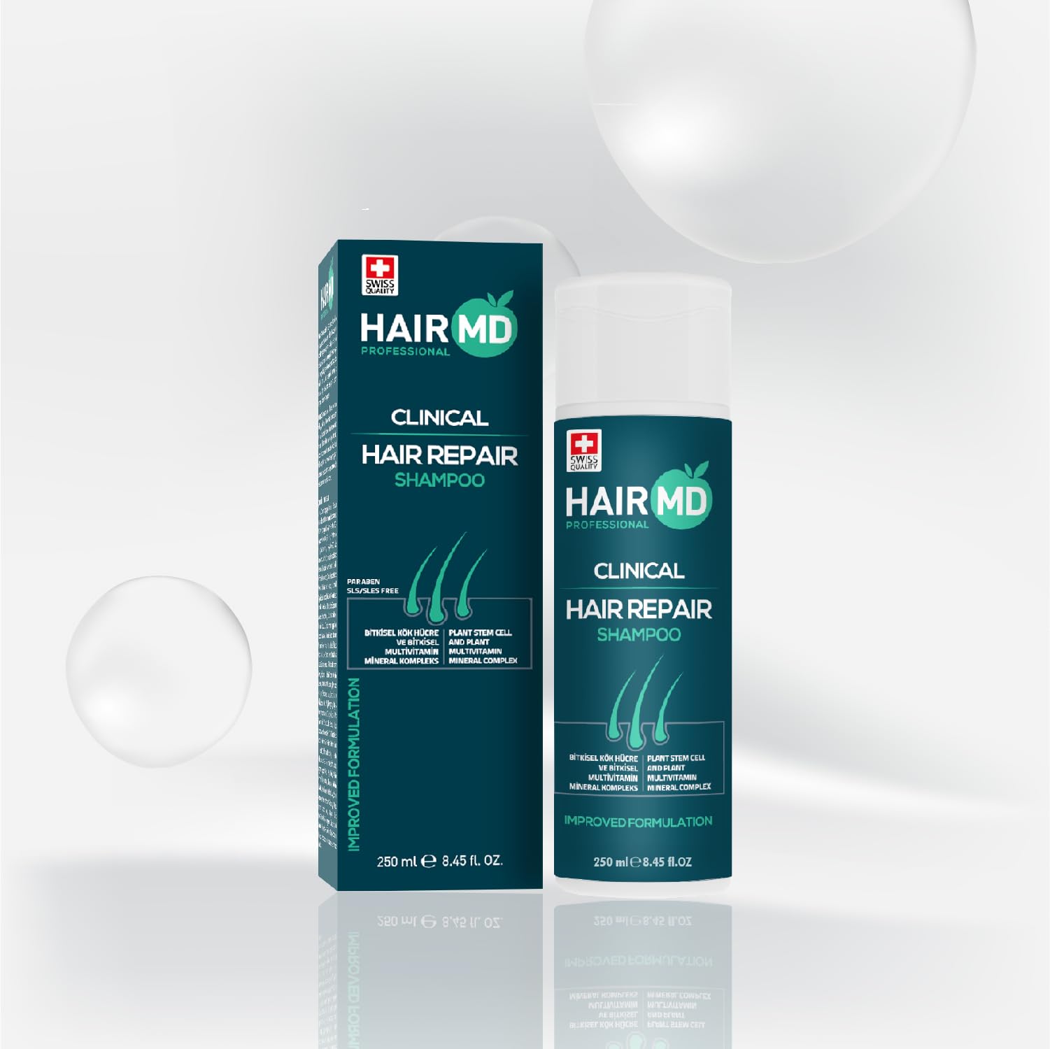 HairMD Klinisches Haarreparatur-Shampoo 250 ml