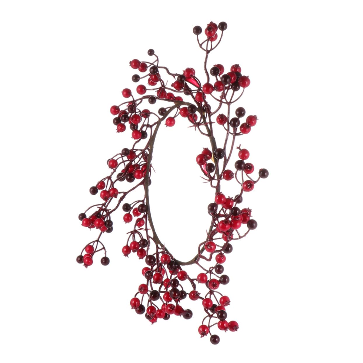 Couronne de Noël aux baies rouges pour une déco de porte accueillante et festive