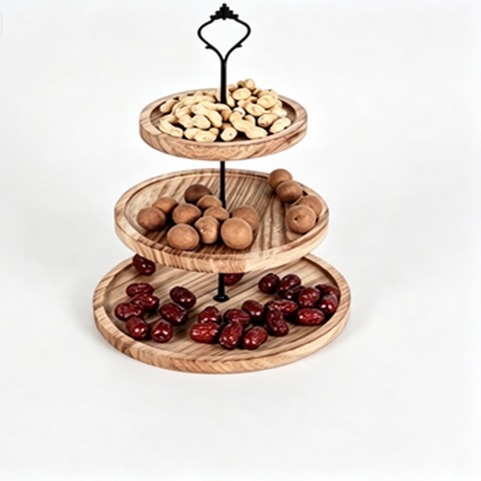 Soporte Redondo Cupcakes,Expositor para Frutas y Postres,Bandejas de Torre