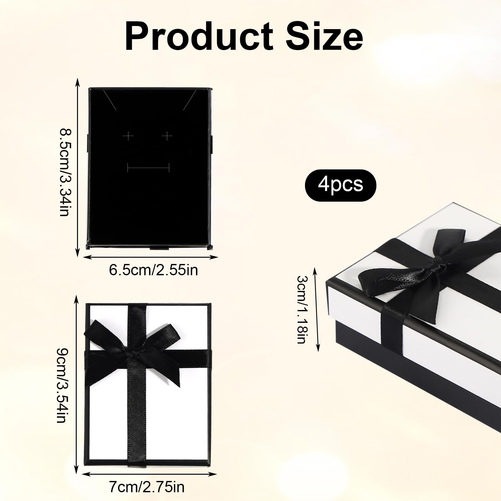 Yoosso Boite A Bijoux Cadeau, Ecrin Bijoux Boite Cadeau Bijoux Vide