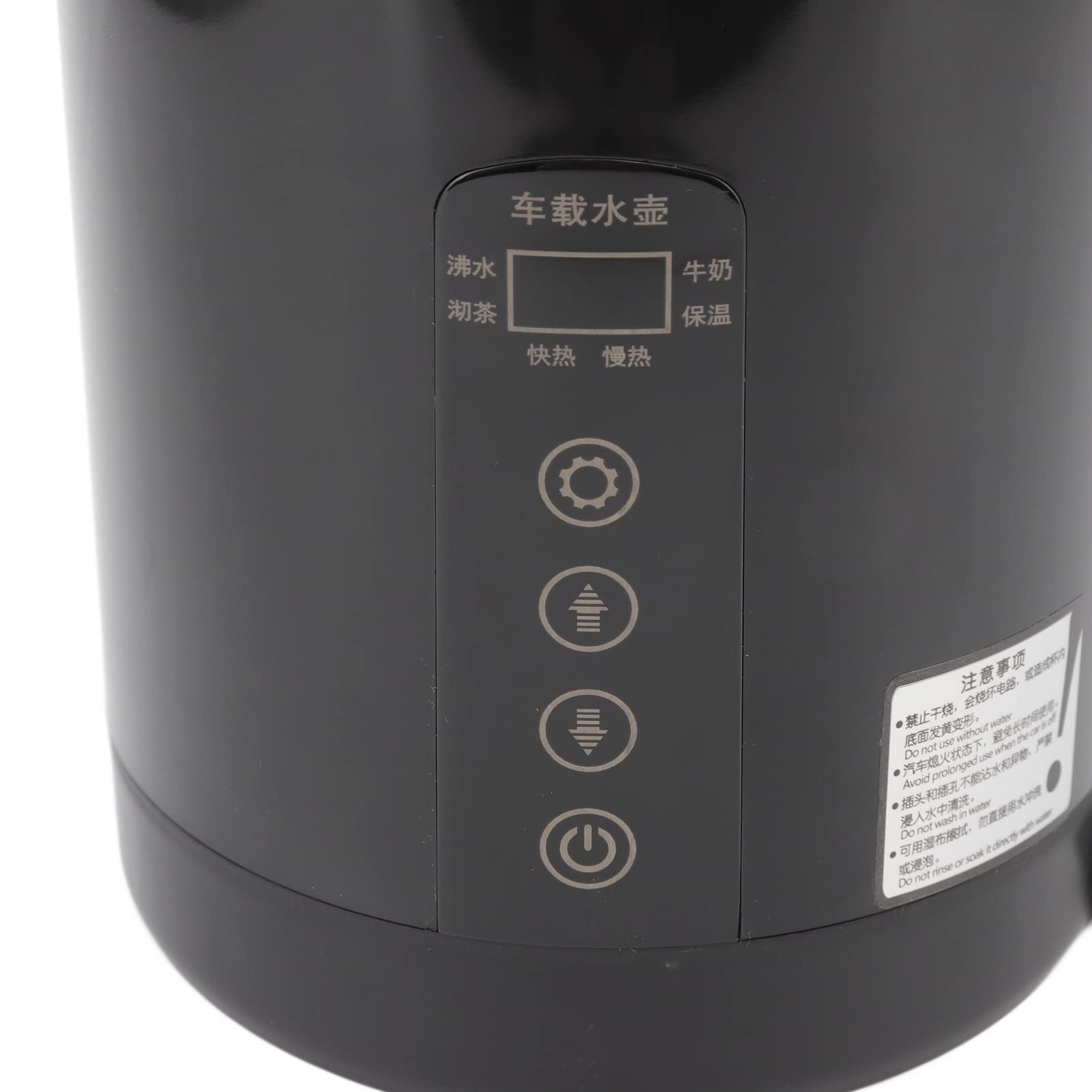 Taza calefactora para coche, hervidor de agua eléctrico portátil, hervidor de viaje de acero inoxidable para coche, viaje, Camping, 1300ML, 12V, 24V