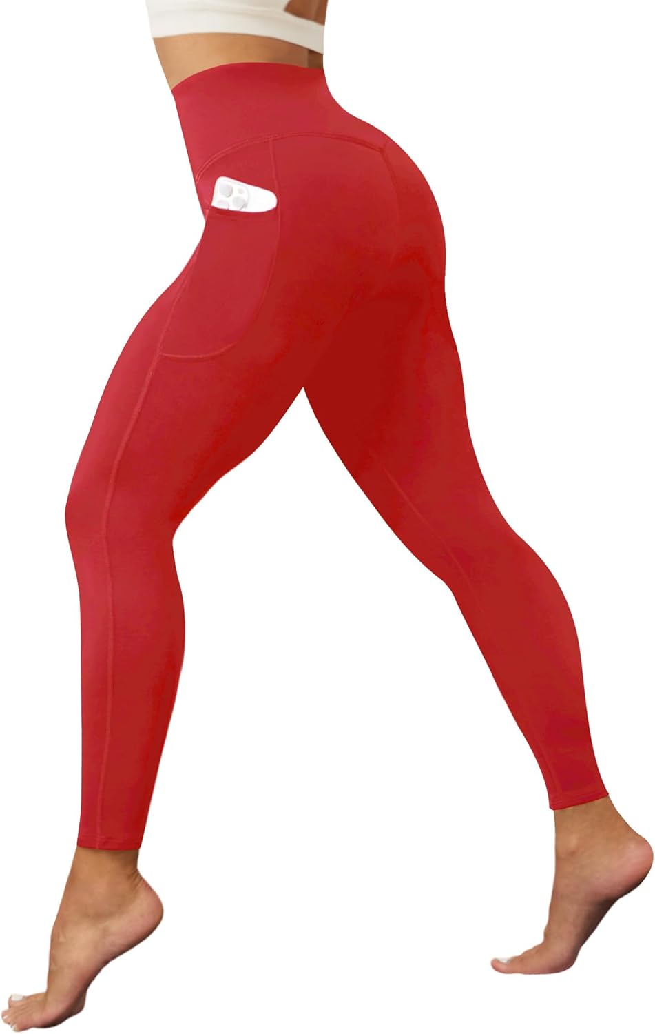 Yoga Leggings for Women with Pockets High Waisted Tummy Control Yoga Pants Soft Buttery Workout Leggings Gym - Image 2