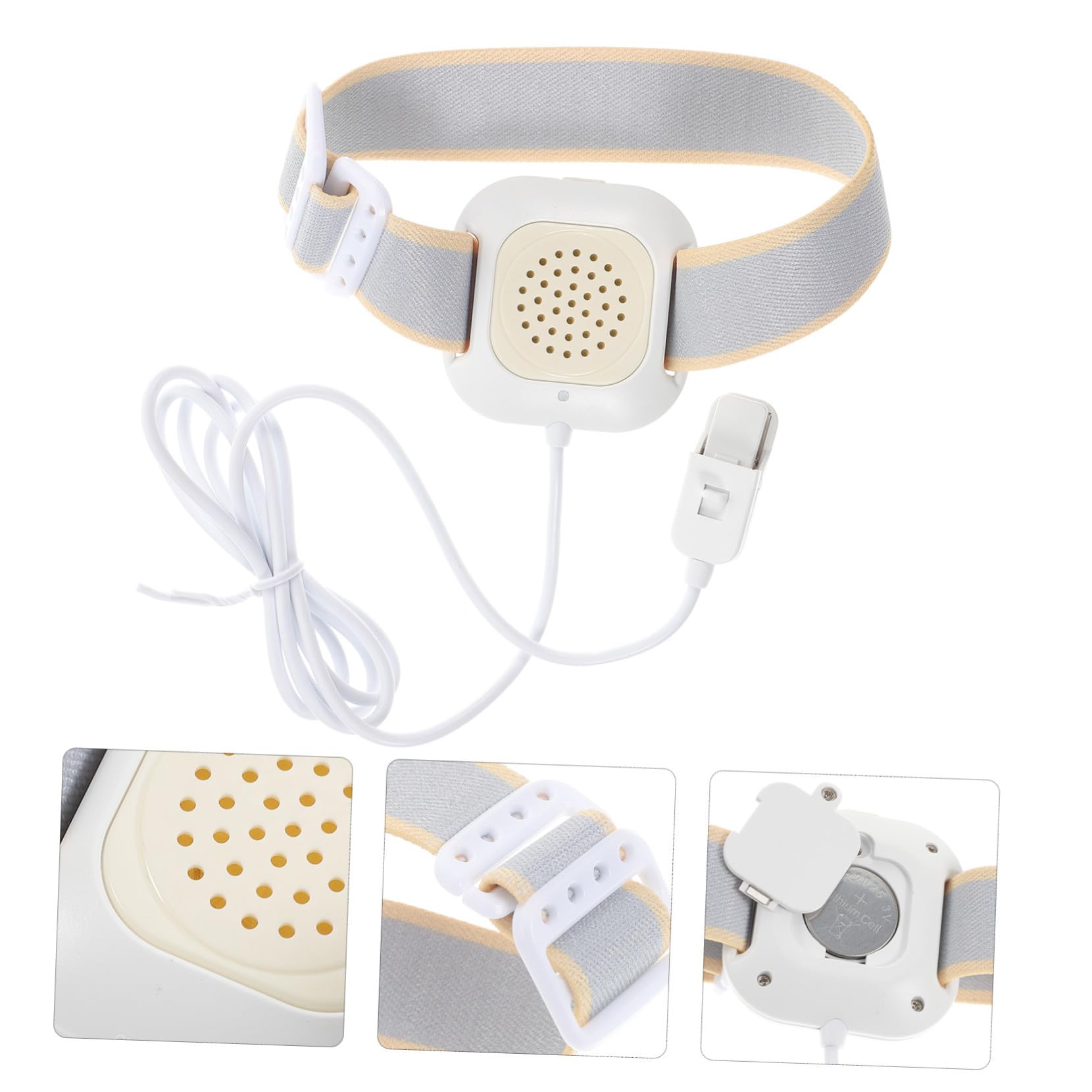 Alarme Énurésie Nocturne Propreté Nocturne des Bébés et Filles pour Garçon et Filles Câble de 92cm Capteur D'urine Abs, Alarme Sonore Puissante