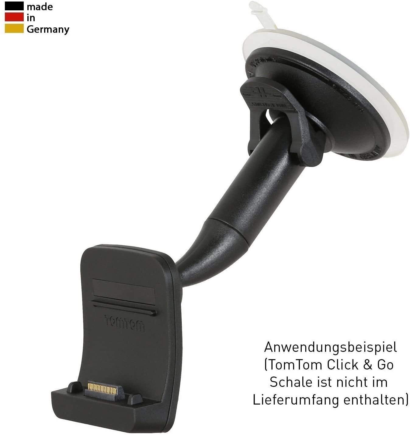 Wicked Chili KFZ Halterung kompatibel mit Tomtom Click & Go/EasyPort Autohalterung Start 40, 50, 60 / Go 40, 50, 51, 60, 61, 500, 510, 600, 610, 5000, 5100, 5200, 6000, 6100, 6200 - Made in Germany