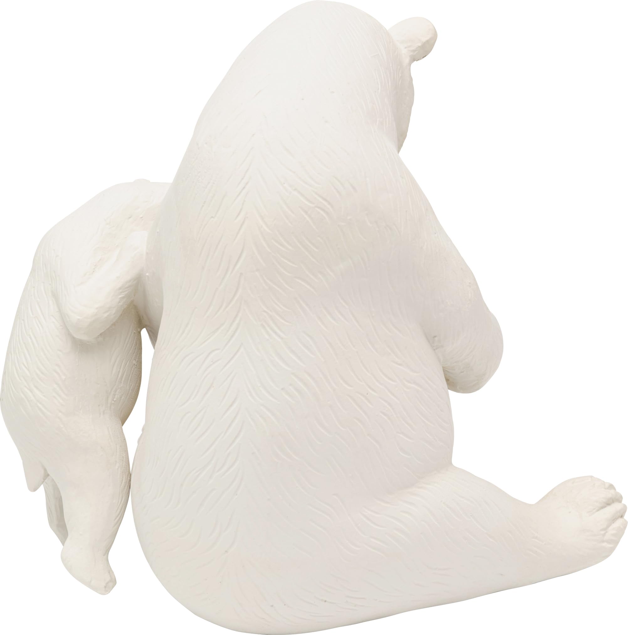 Kare Figurine décorative Design Reading Bears - Grège - Accessoire de Maison - Motif Ours - Fait à la Main - 18 x 20 x 16 cm (H x l x P)