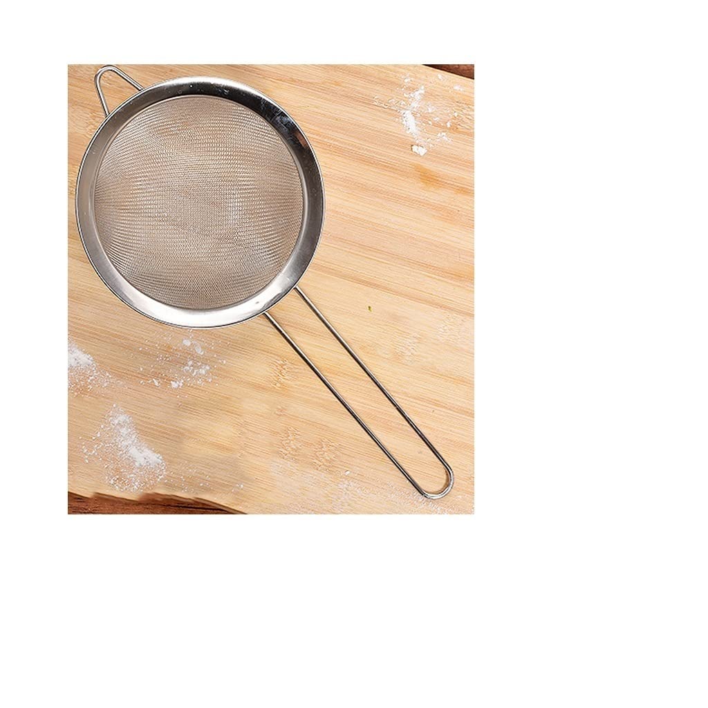 Schiumarola da Cucina Colino for pasta Colino a rete multifunzionale, Colino for zuppa in acciaio inossidabile a maglia fine Filtri for cucchiaio skimmer con comodi manici antiscivolo Utensili da cuci