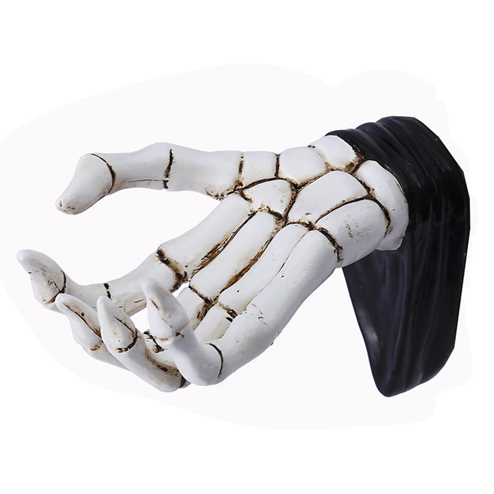 Msioytog Sturdy Resin Skeleton Hand Jewelry Stand Multifunctional Wall Hook Portable for Keys and Accessories Organization Halloweens Organizers
