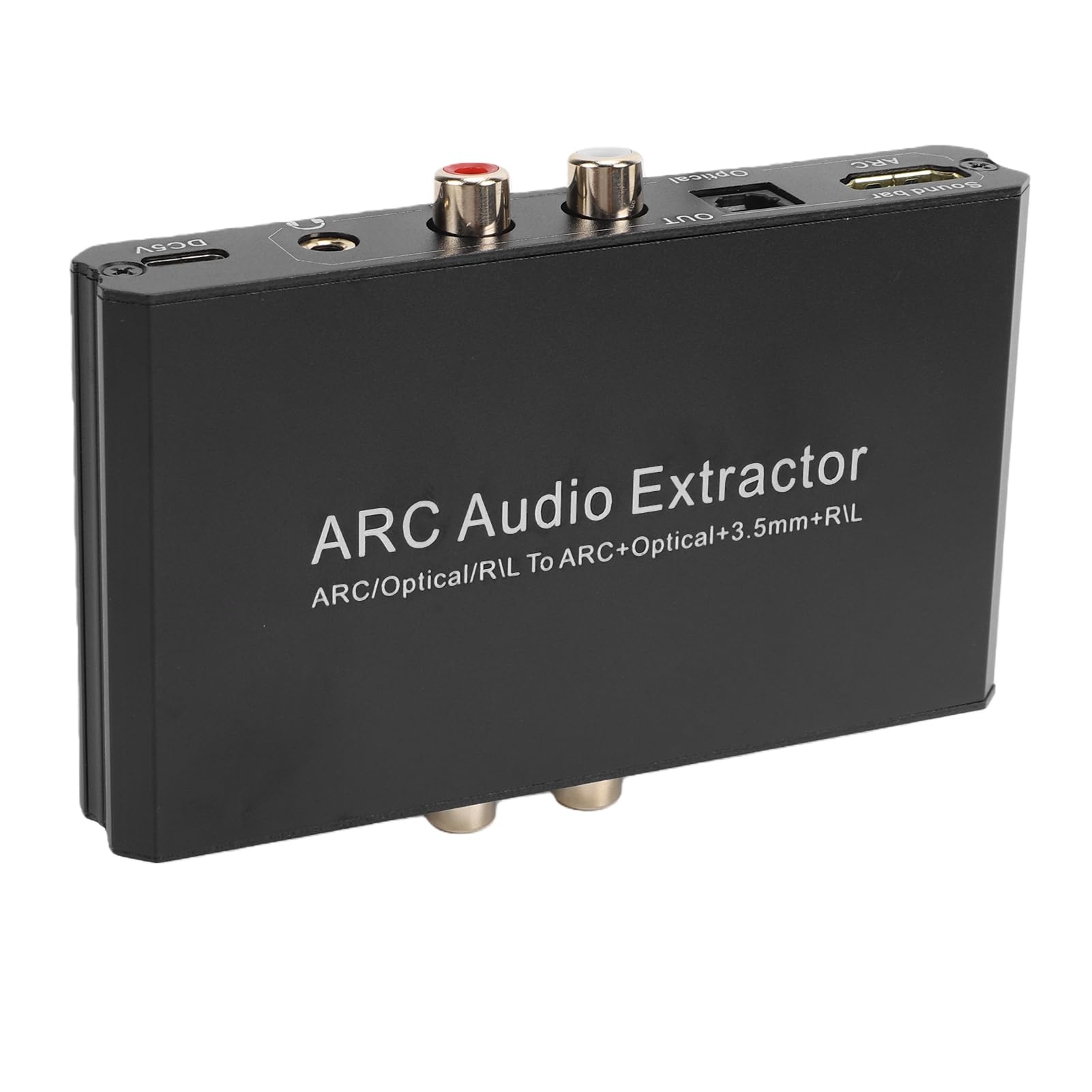 ciciglow Konwerter Dźwięku ARC na DAC, 192KHz 5.1 kanał, do Telewizora