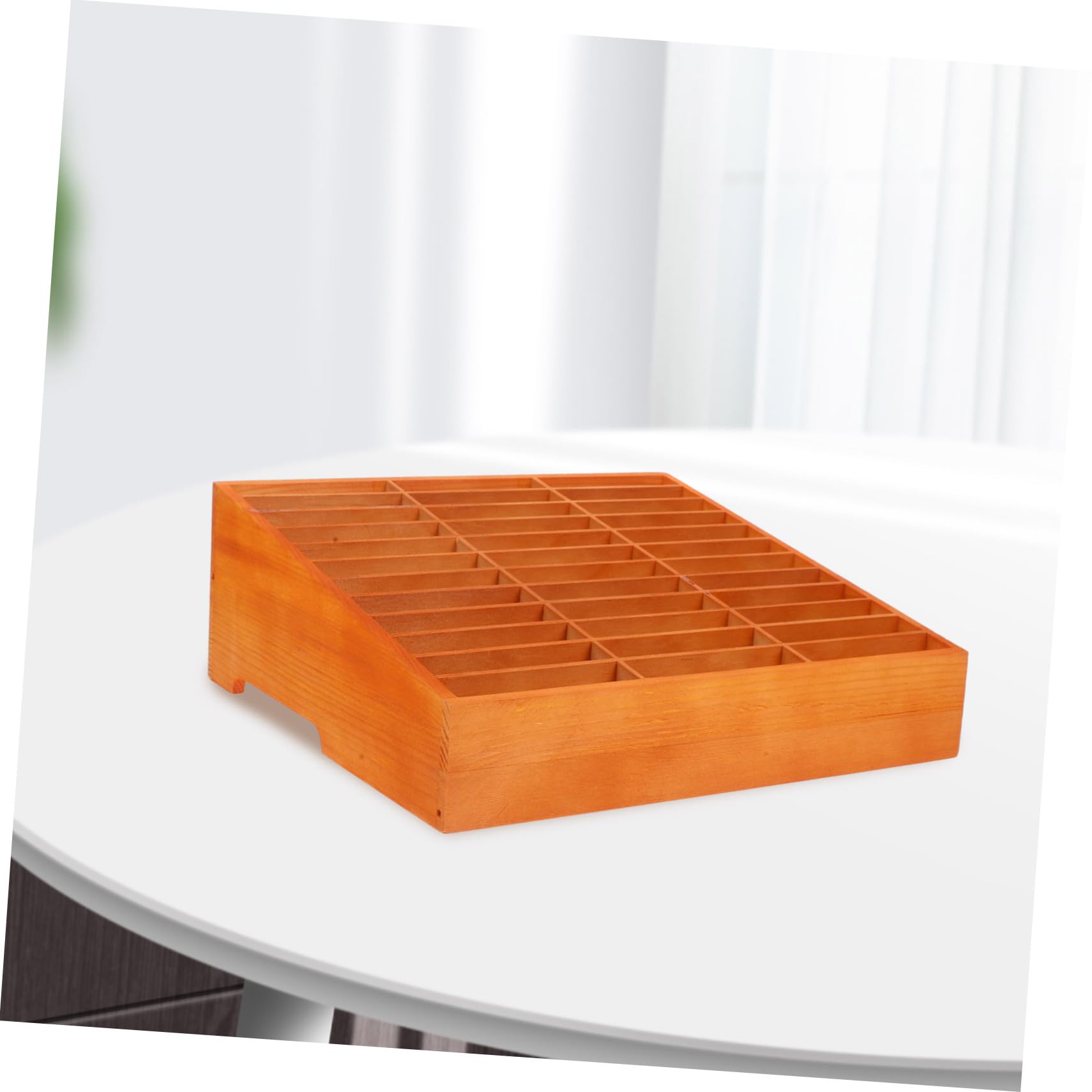 Happyyami Organizador de Teléfonos Móviles de Madera para Escritorio y Aula Soporte de Gestión de Móviles con Múltiples Compartimentos para Oficinas y Reuniones Duradero