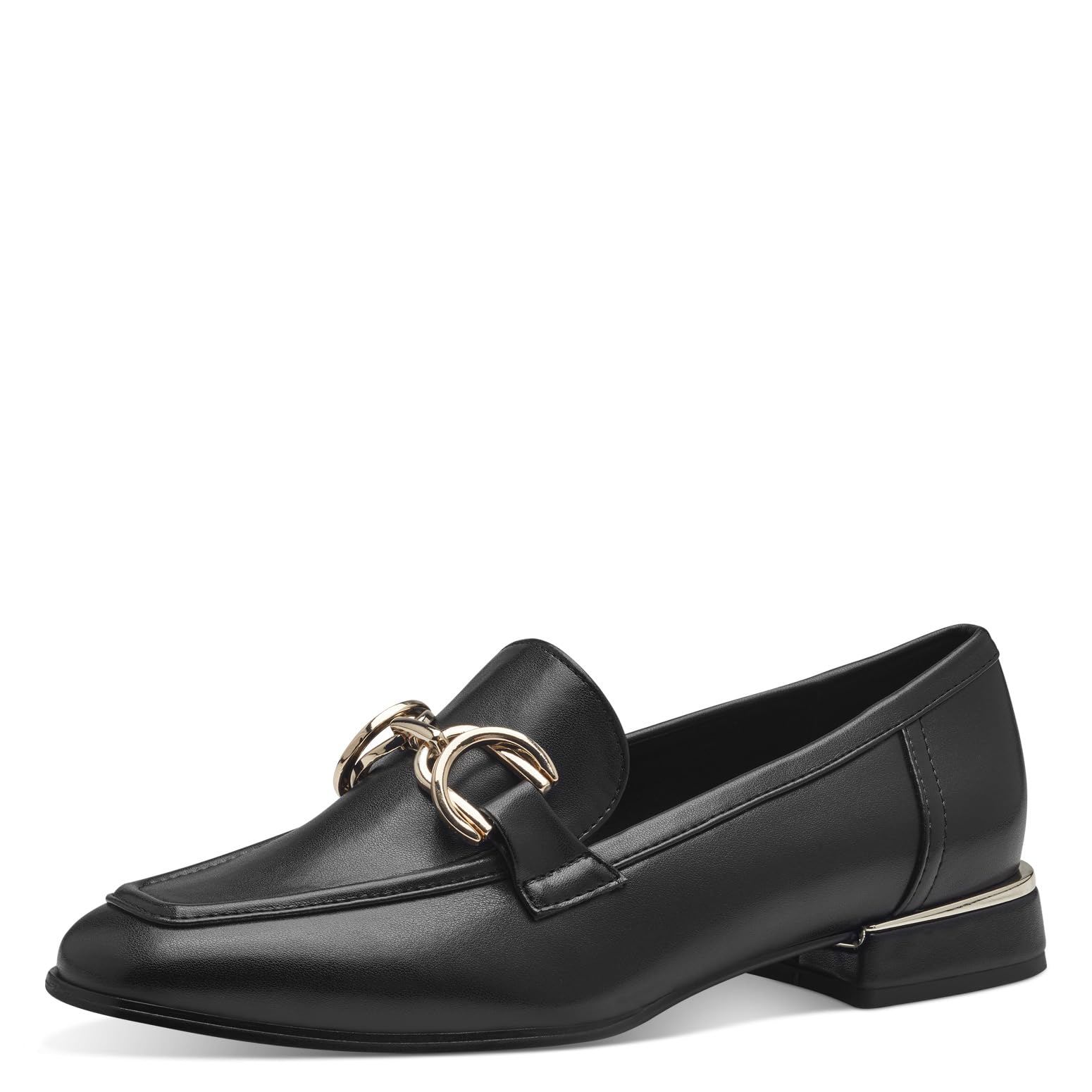 MARCO TOZZI Women's 2-24216-42 Loafers, Black, 5.5