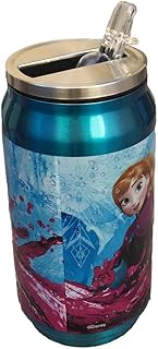 BORRACCIA LATTINA Termica Frozen Elsa Anna con Cannuccia 250 ML. - WD17758/1
