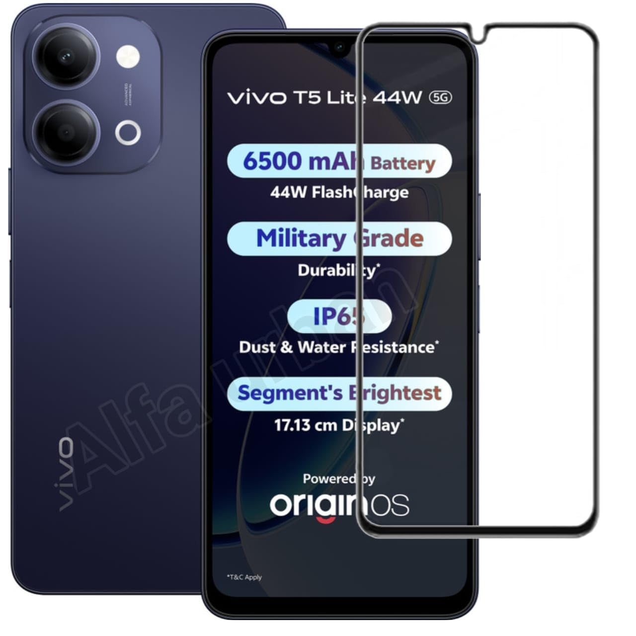 Premium Edge to Edge Tempered Glass for vivo T5 Lite 44W 5G / iQOO Z11 Lite 44W 5G | 9H Hardness | Scratch Resistant | Bubble-Free | HD Clear | Oleophobic Coating | Case Friendly-image-34