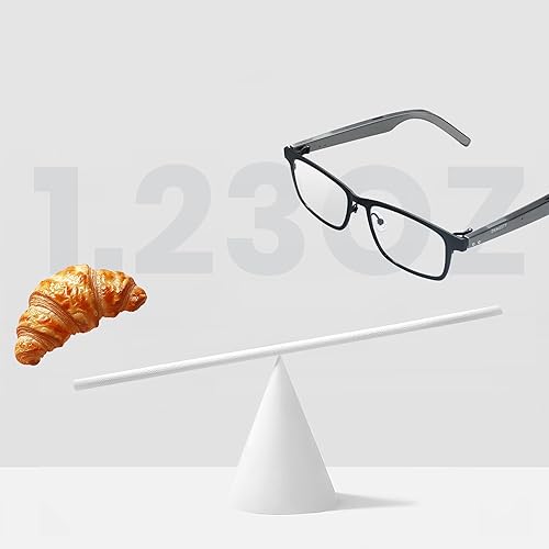 Miniatura 4 de Gafas inteligentes con IA para hombres y mujeres, marco de titanio, traducción en tiempo real, grabación de reuniones, asistente de IA con ChatGPT,