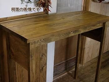 Amazon｜カウンターテーブル 下棚なし w102d40h90cm アンティーク