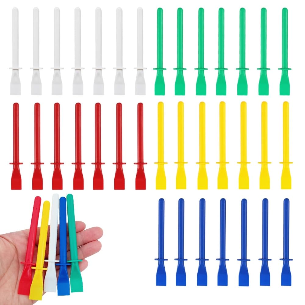 Spatules applicateurs de colle plastique outil remplissage travail bois cuir x35