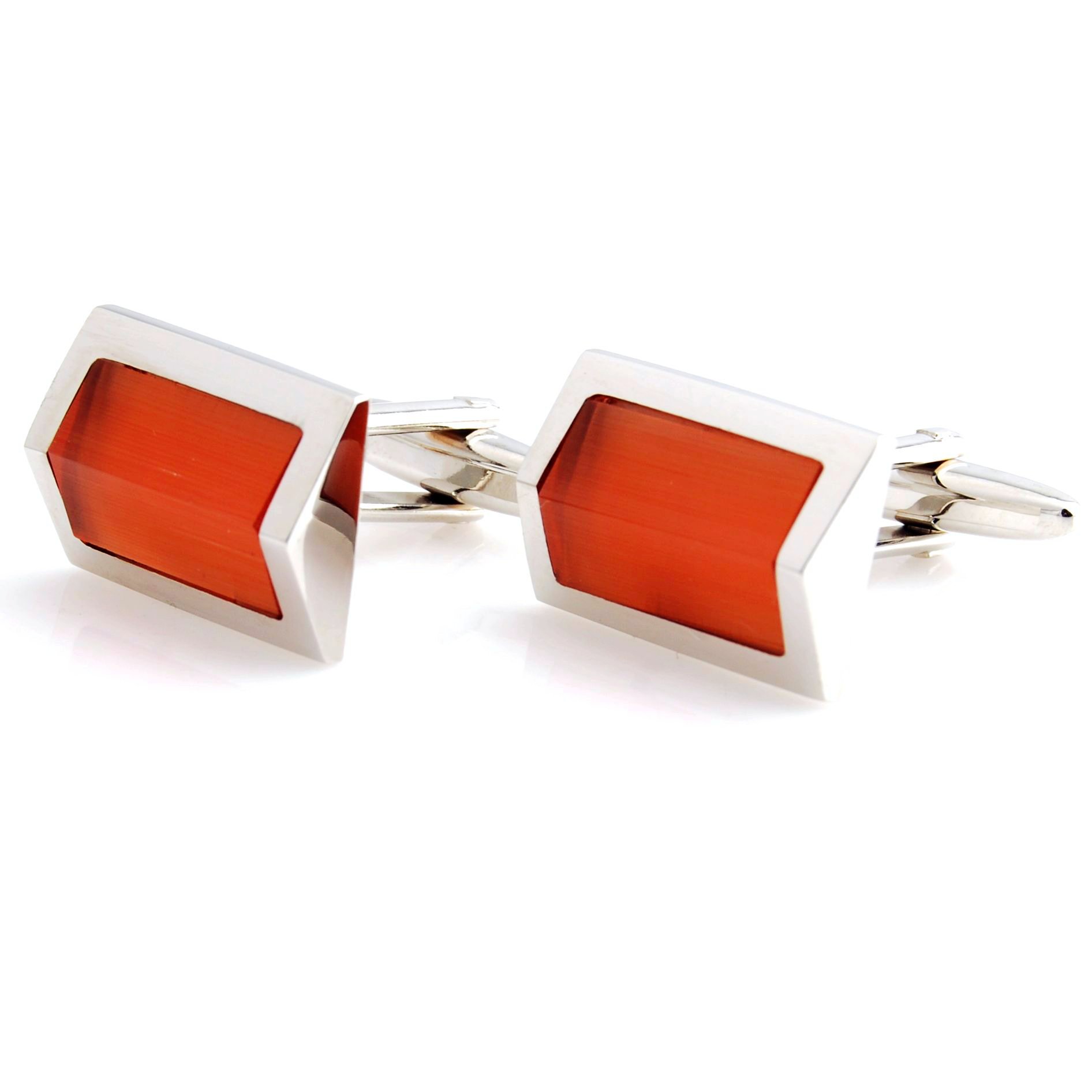 Peluche Sexy and I know it: Cats Eye Stone (Orange) Cufflinks for Men (B01BOM4K8U) Amazon Price History, Amazon Price Tracker