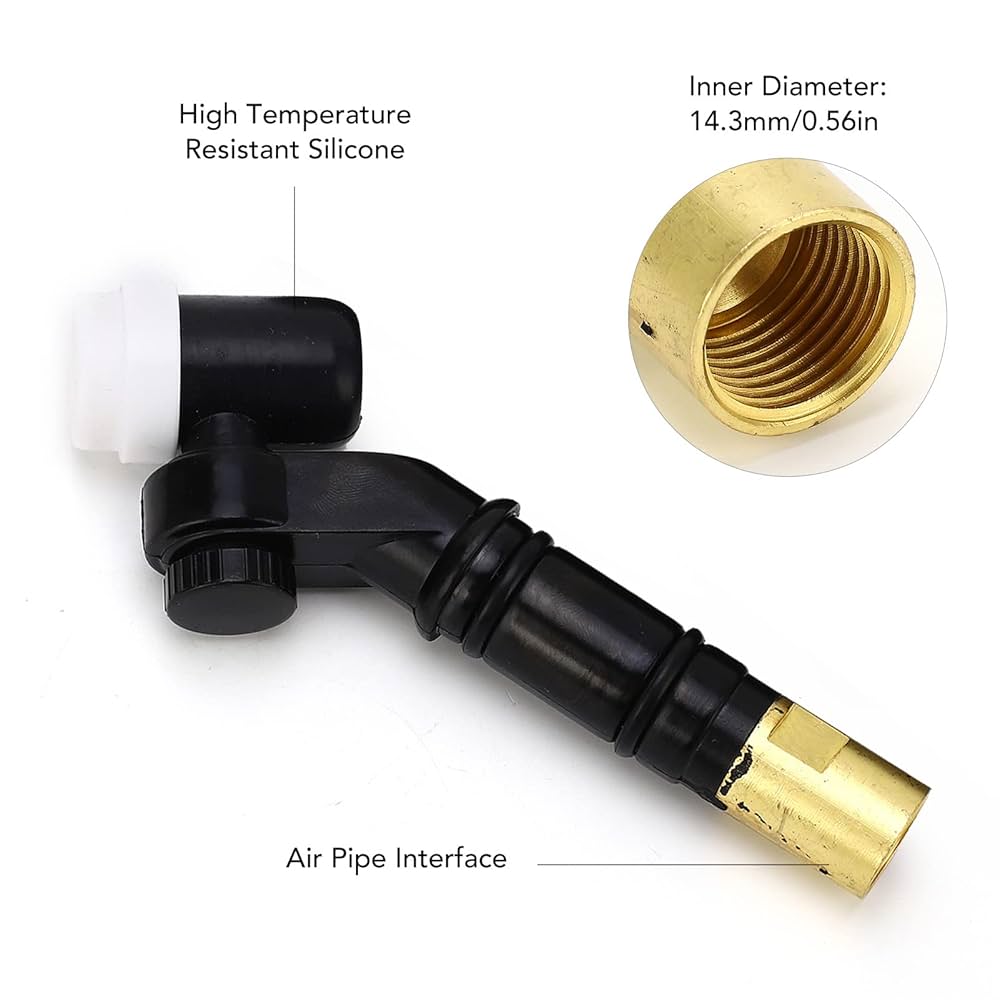 TGトーチ 水冷TIGトーチ(トーチヘッドフレキシブル型・ダイヘン仕様