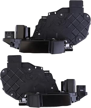 2PCS Power Door Lock Actuator Motor Front Right Side & Rear Left Side Compatible for LR2/LR3/LR4 2008-2014 Compatible for Range Rover Compatible for XF Keyless Entry Type Replaces 6W8A-21812-AG
