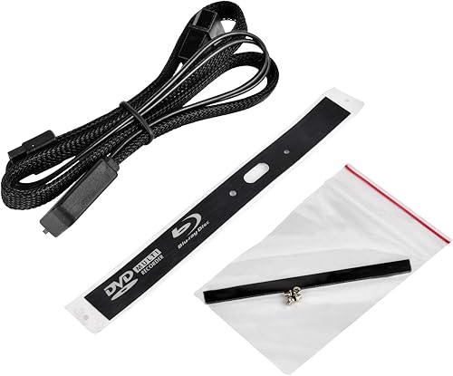 Miniatura 4 de SilverStone TOB04 - Unidad de disco óptico de carga en bandeja de 9,5/0.500 in, Blu-ray/DVD/CD, incluye cable adaptador SATA Slimline, SST-TOB04