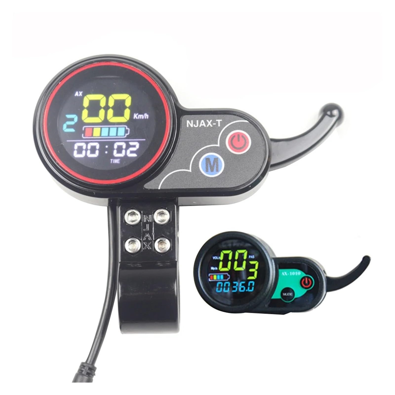 Interruttore display velocità potenza misuratore LCD scooter elettrico, for Kugoo, for M4 Pro FLJ T113 Janobike, for ZERO, 10 accessori universali for bici elettriche Cruscotto per scooter ele